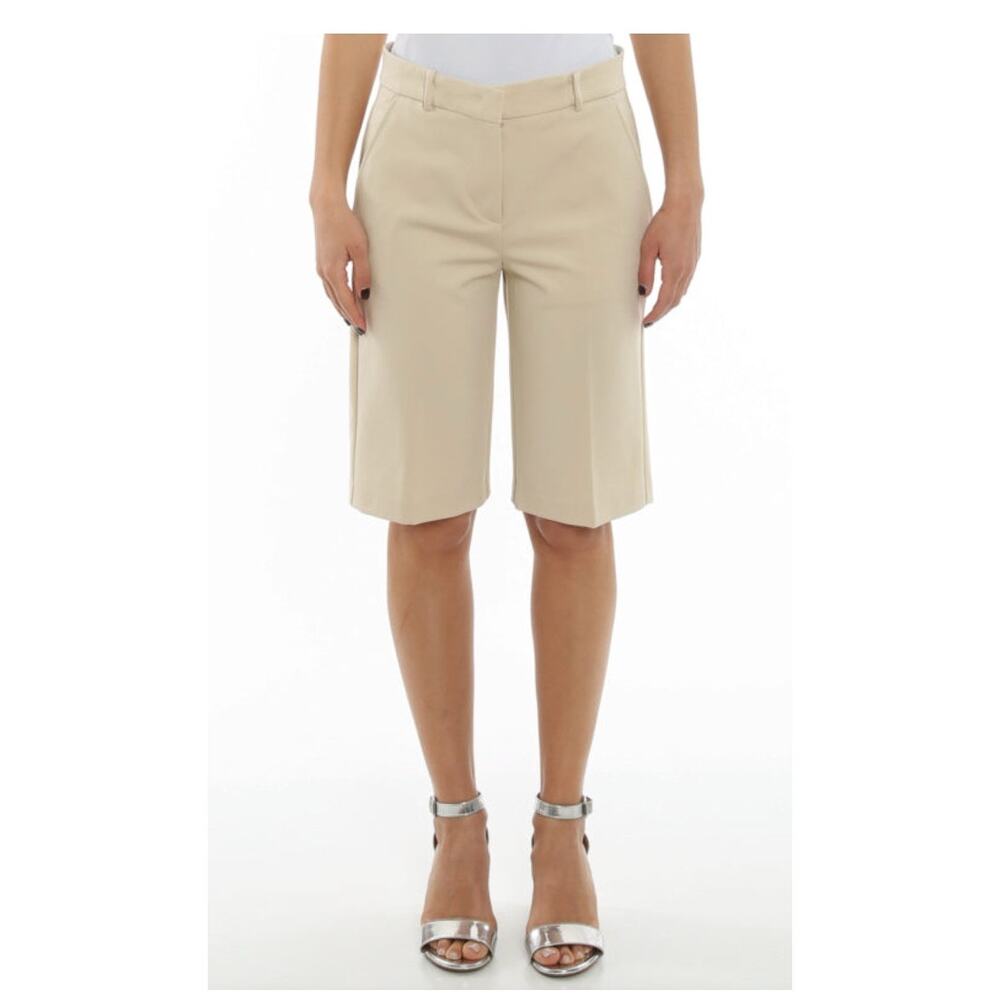 Pinko Fidato Beige Bermuda Shorts Size 38 IT 2 US - Picture 2 of 8
